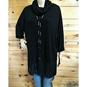 Terre Bleue Fringe Top